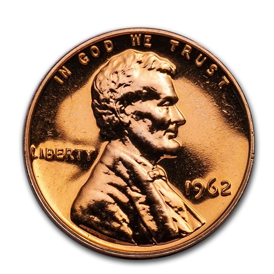 1962 Lincoln Cent Gem Proof (Red) 1962 Lincoln Cent Gem Proof (Red)